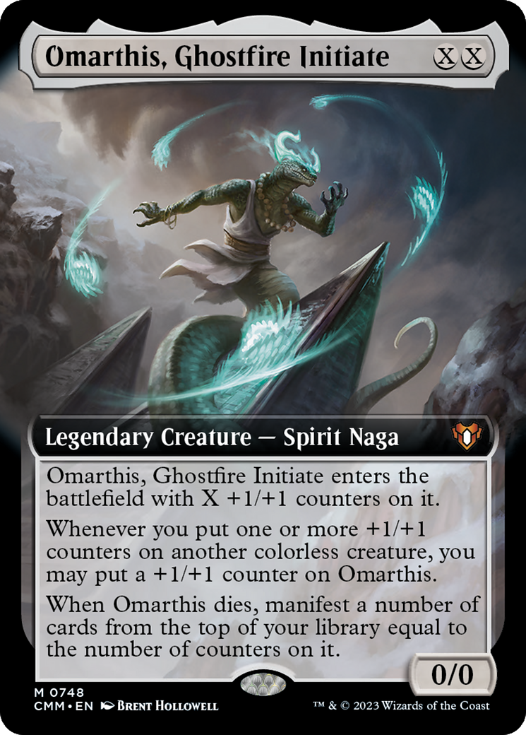 Omarthis, Ghostfire Initiate (Extended Art) [Commander Masters] | Webway Games