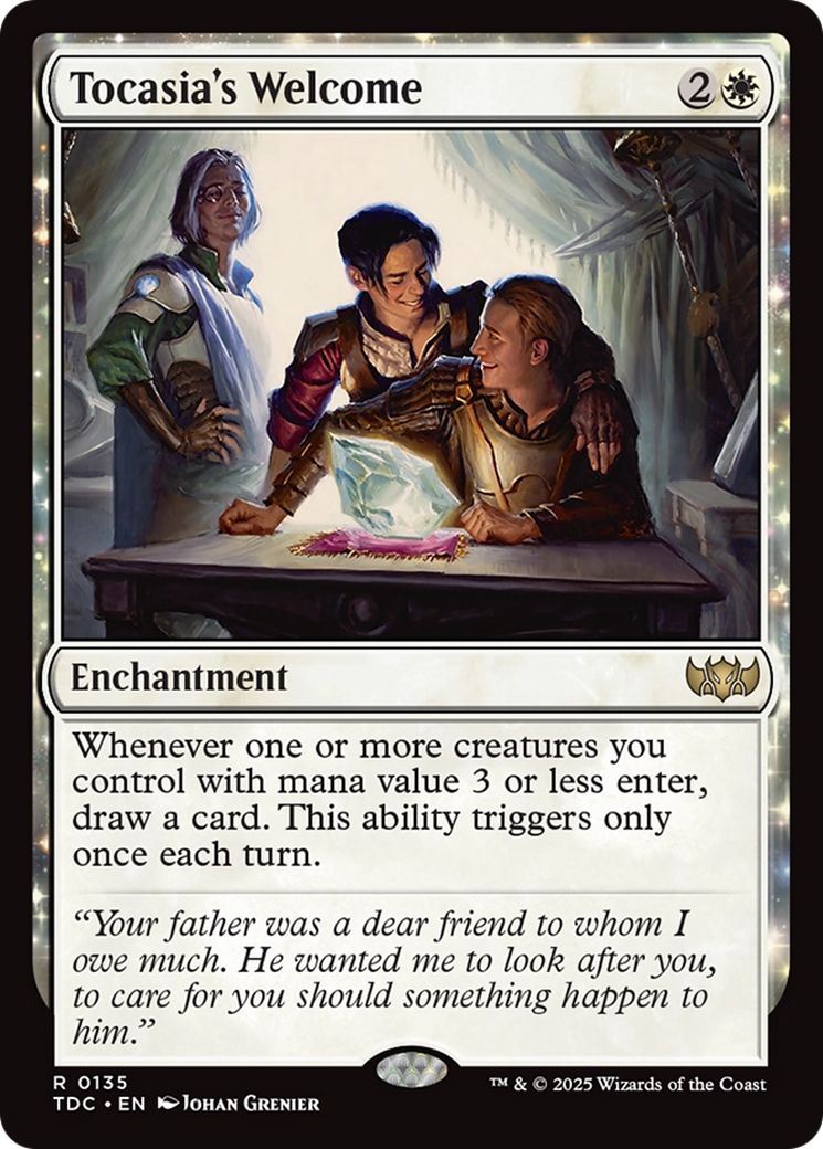 Tocasia's Welcome [Tarkir: Dragonstorm Commander] | Webway Games