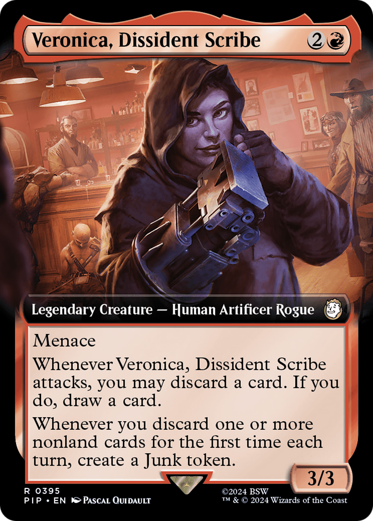 Veronica, Dissident Scribe (Extended Art) [Fallout] | Webway Games