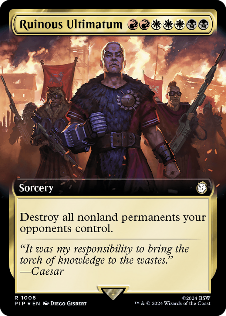 Ruinous Ultimatum (Extended Art) (Surge Foil) [Fallout] | Webway Games