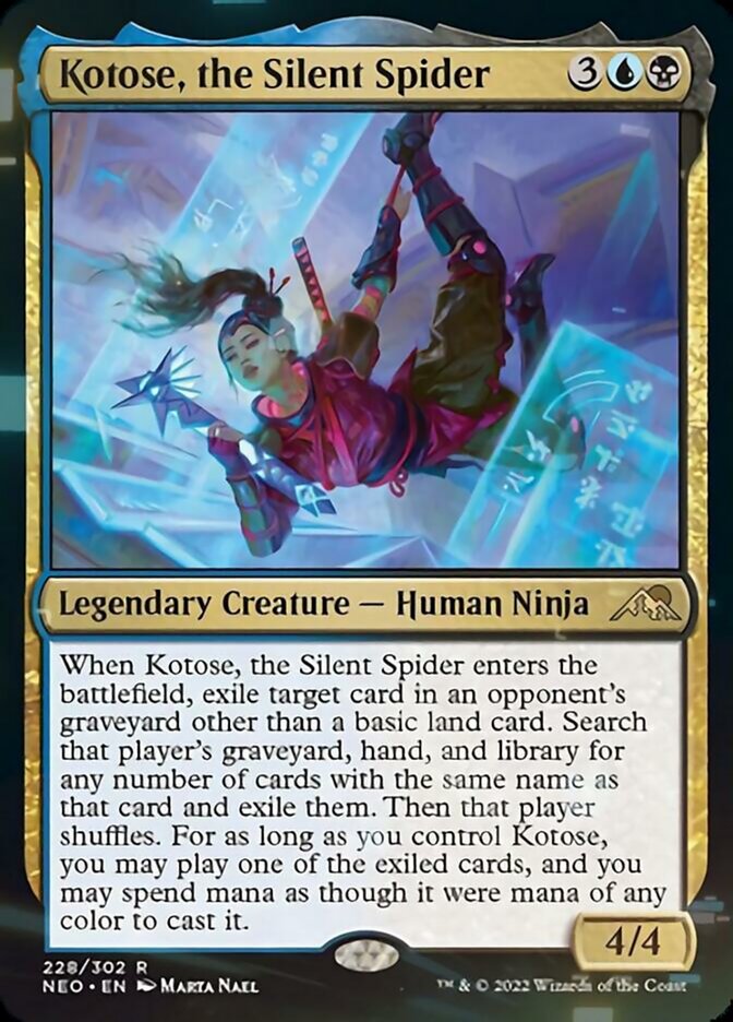 Kotose, the Silent Spider [Kamigawa: Neon Dynasty] | Webway Games