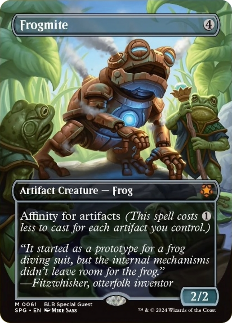 Frogmite (Borderless) [Bloomburrow Special Guests] | Webway Games