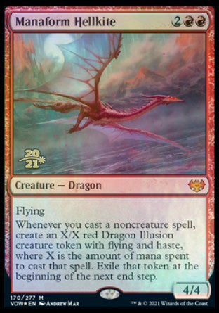 Manaform Hellkite [Innistrad: Crimson Vow Prerelease Promos] | Webway Games
