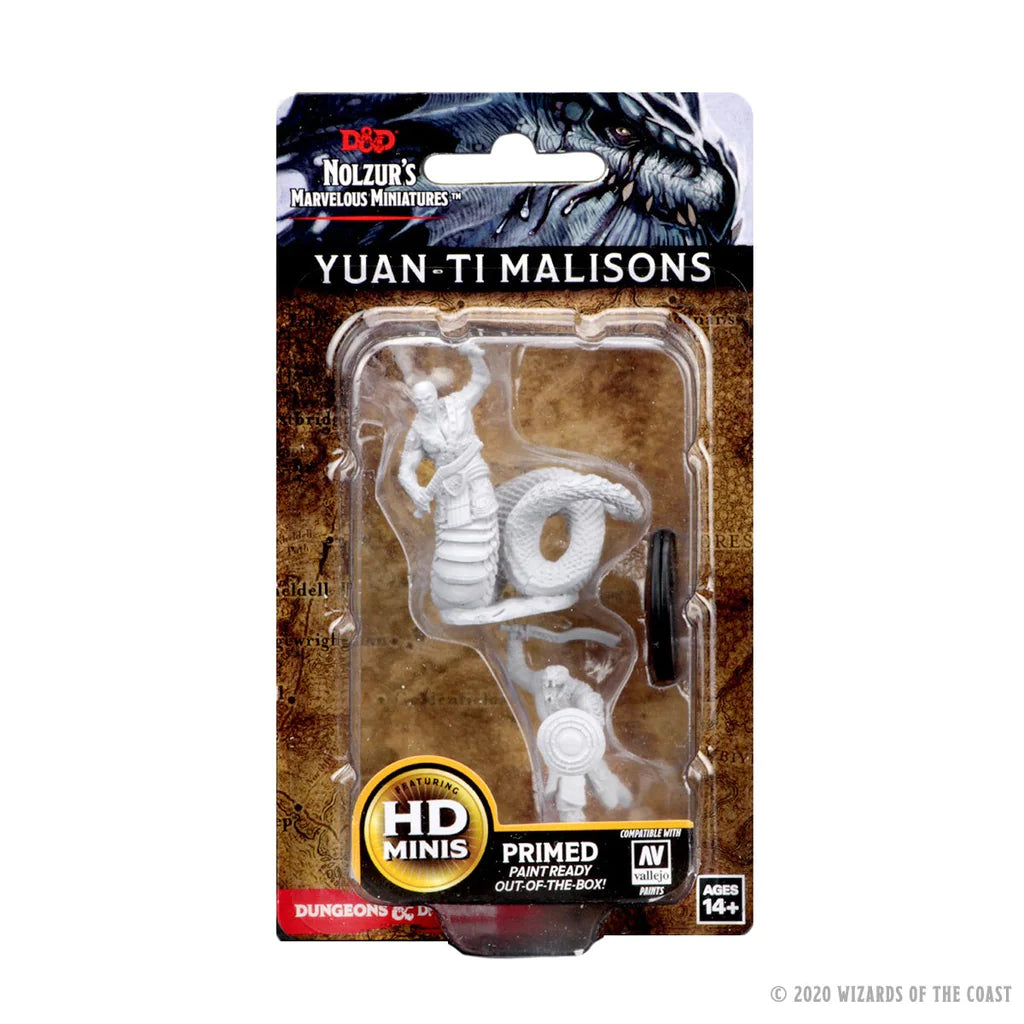 D&D NOLZUR'S MARVELOUS MINIATURES: YUAN-TI MALISONS | Webway Games