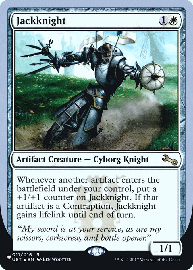 Jackknight (Unfinity Foil Edition) [The List] | Webway Games