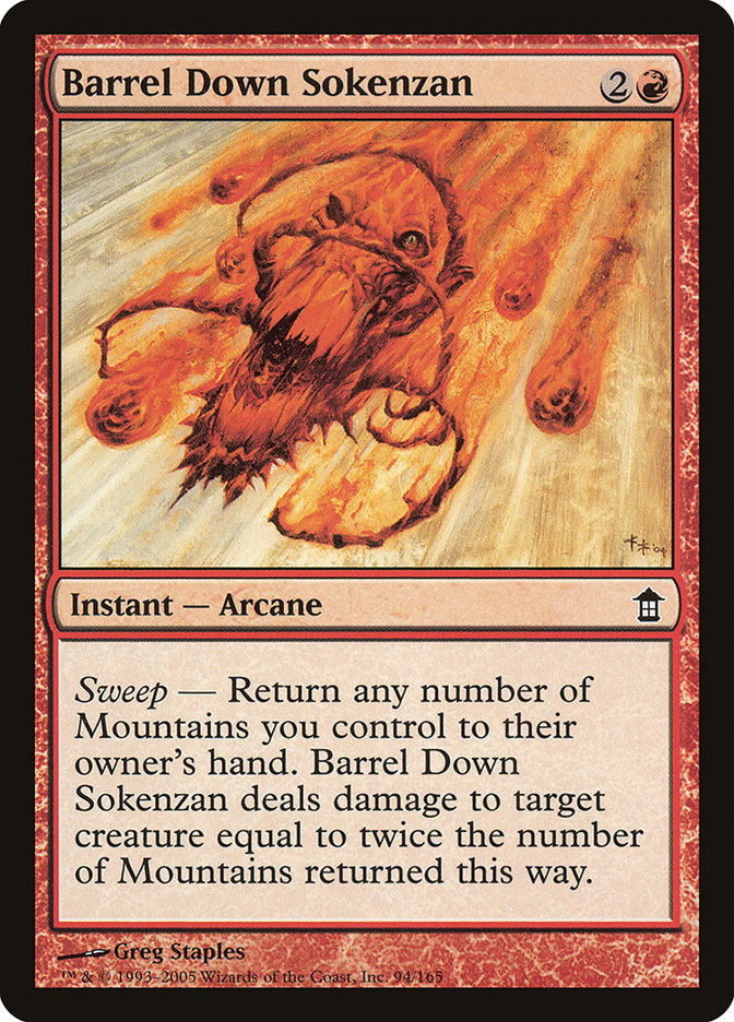 Barrel Down Sokenzan [Saviors of Kamigawa] | Webway Games