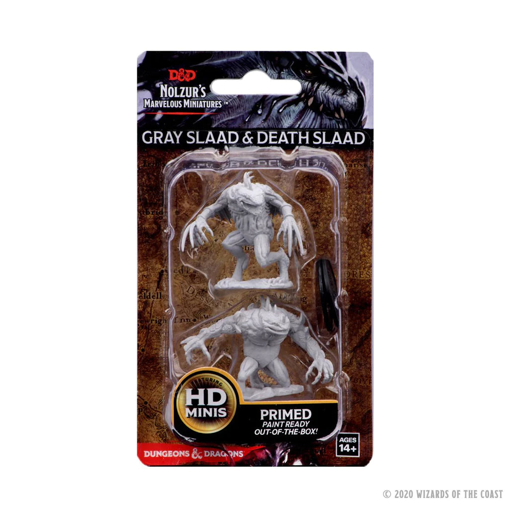 D&D NOLZUR'S MARVELOUS MINIATURES: GREY SLAAD & DEATH SLAAD | Webway Games