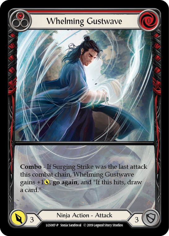 Whelming Gustwave (Red) [LGS007-P] (Promo)  1st Edition Normal | Webway Games