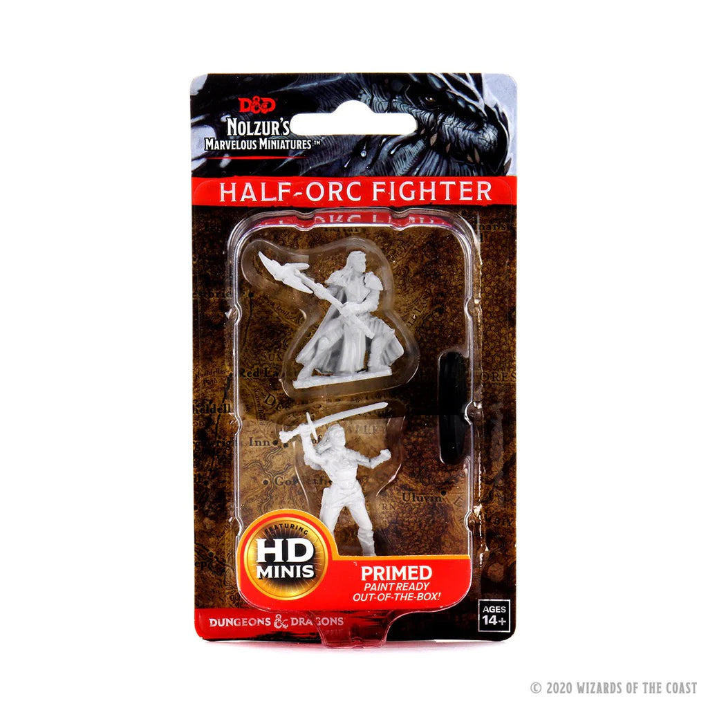 D&D NOLZUR'S MARVELOUS MINIATURES - FEMALE HALF-ORC FIGHTER | Webway Games