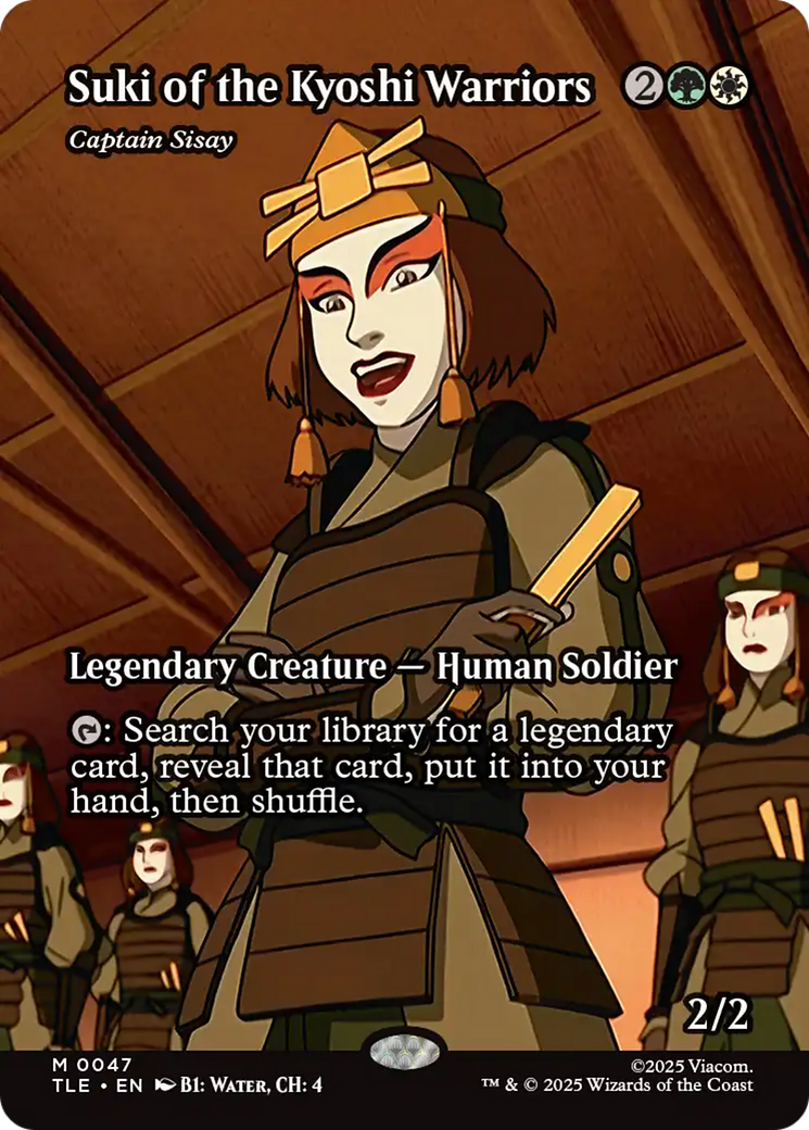 Suki of the Kyoshi Warriors - Captain Sisay (Borderless) [Avatar: The Last Airbender: Eternal-Legal] | Webway Games