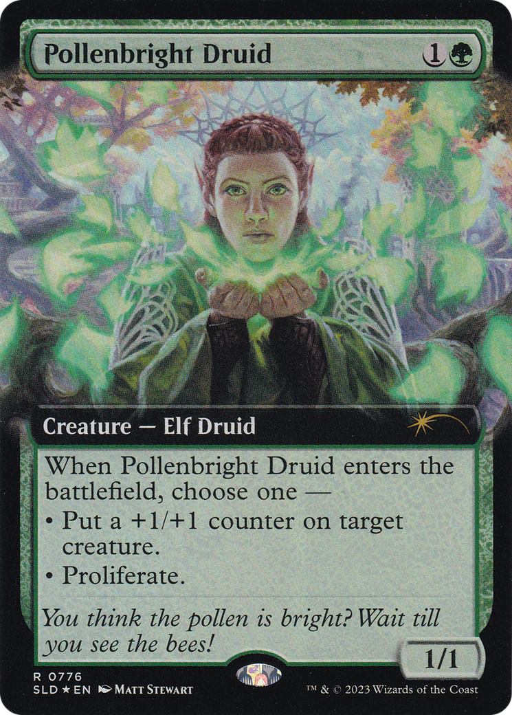 Pollenbright Druid (Extended Art) [Secret Lair Drop Series] | Webway Games