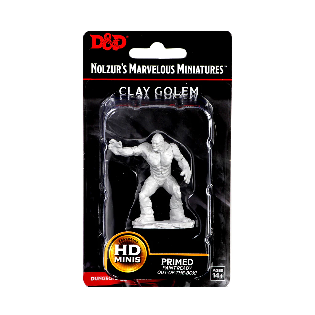 D&D NOLZUR'S MARVELOUS MINIATURES - CLAY GOLEM | Webway Games