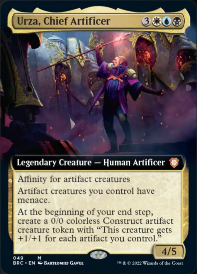 Urza, Chief Artificer (Extended Art) [The Brothers' War Commander] | Webway Games