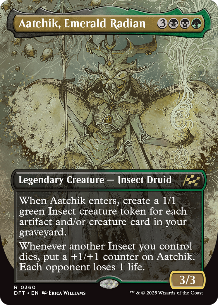 Aatchik, Emerald Radian (Borderless) [Aetherdrift] | Webway Games