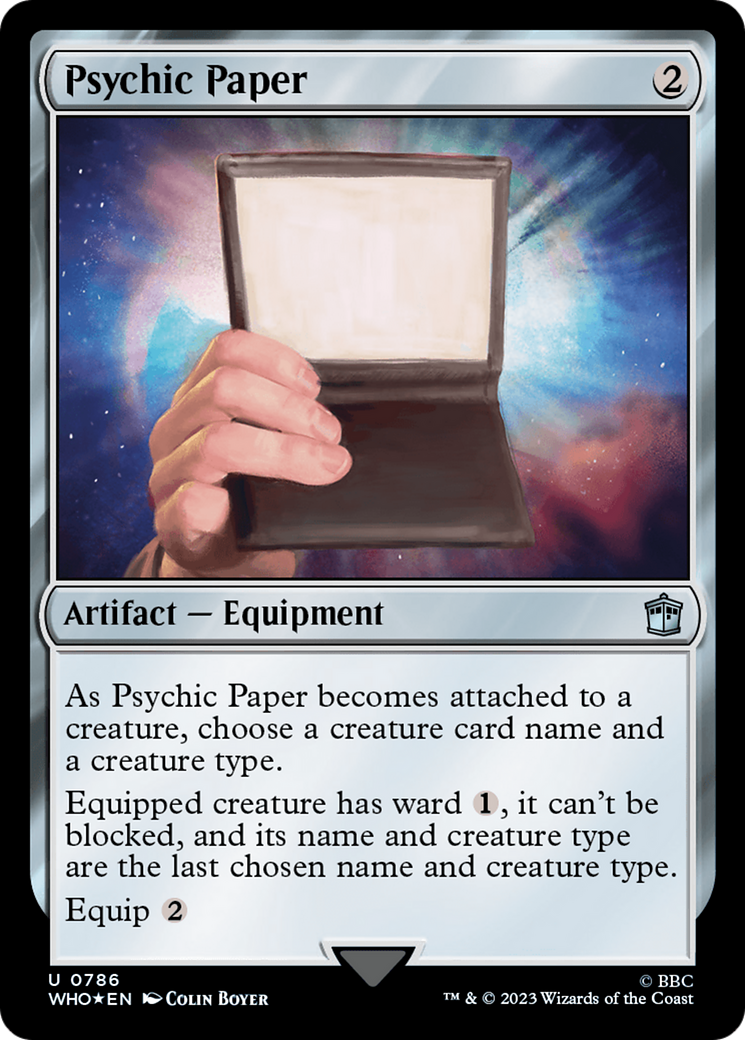 Psychic Paper (Surge Foil) [Doctor Who] | Webway Games