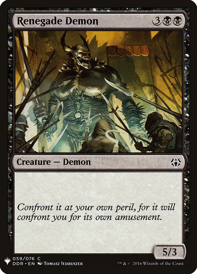 Renegade Demon [Mystery Booster] | Webway Games