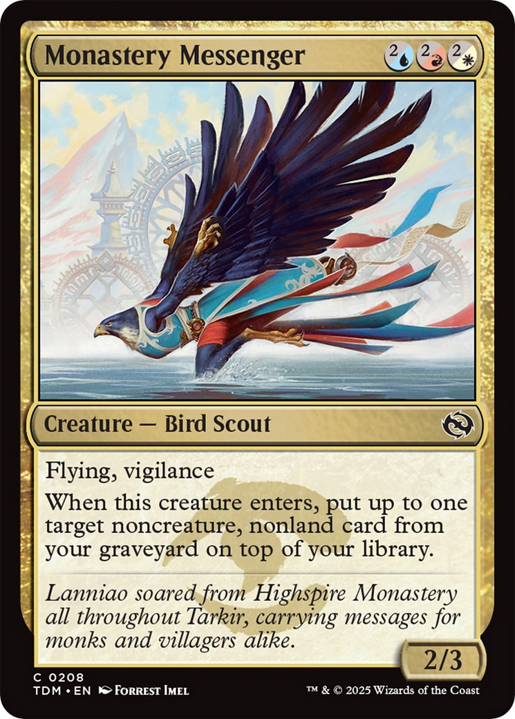 Monastery Messenger [Tarkir: Dragonstorm] | Webway Games