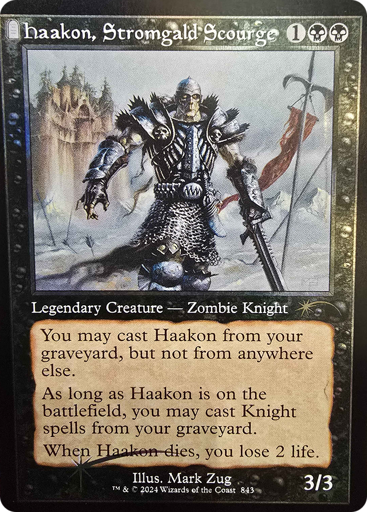 Haakon, Stromgald Scourge (Retro Frame) [Secret Lair Drop Series] | Webway Games