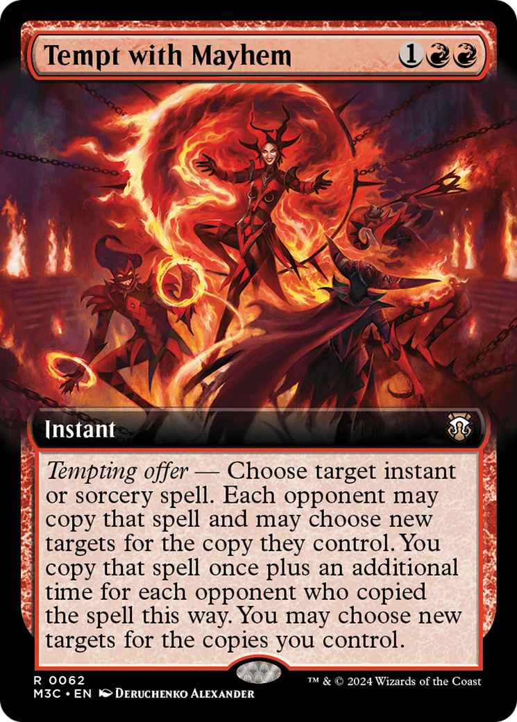 Tempt with Mayhem (Extended Art) [Modern Horizons 3 Commander] | Webway Games