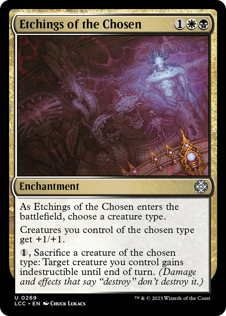 Etchings of the Chosen [The Lost Caverns of Ixalan Commander] | Webway Games