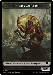 Manifest // Phyrexian Germ Double-Sided Token [Commander Masters Tokens] | Webway Games