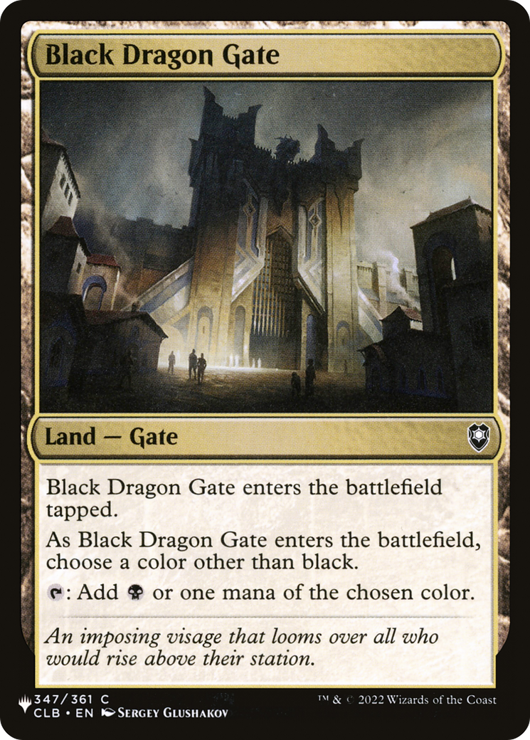 Black Dragon Gate [The List] | Webway Games