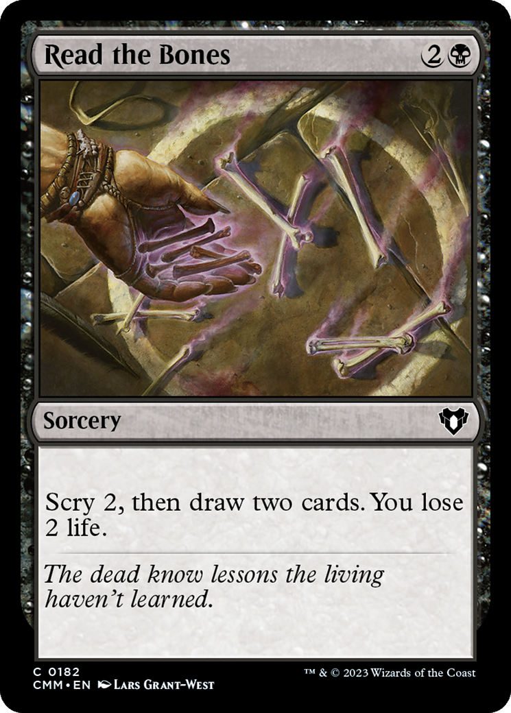 Read the Bones [Commander Masters] | Webway Games