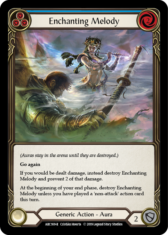 Enchanting Melody (Blue) [ARC169-R] (Arcane Rising)  1st Edition Rainbow Foil | Webway Games