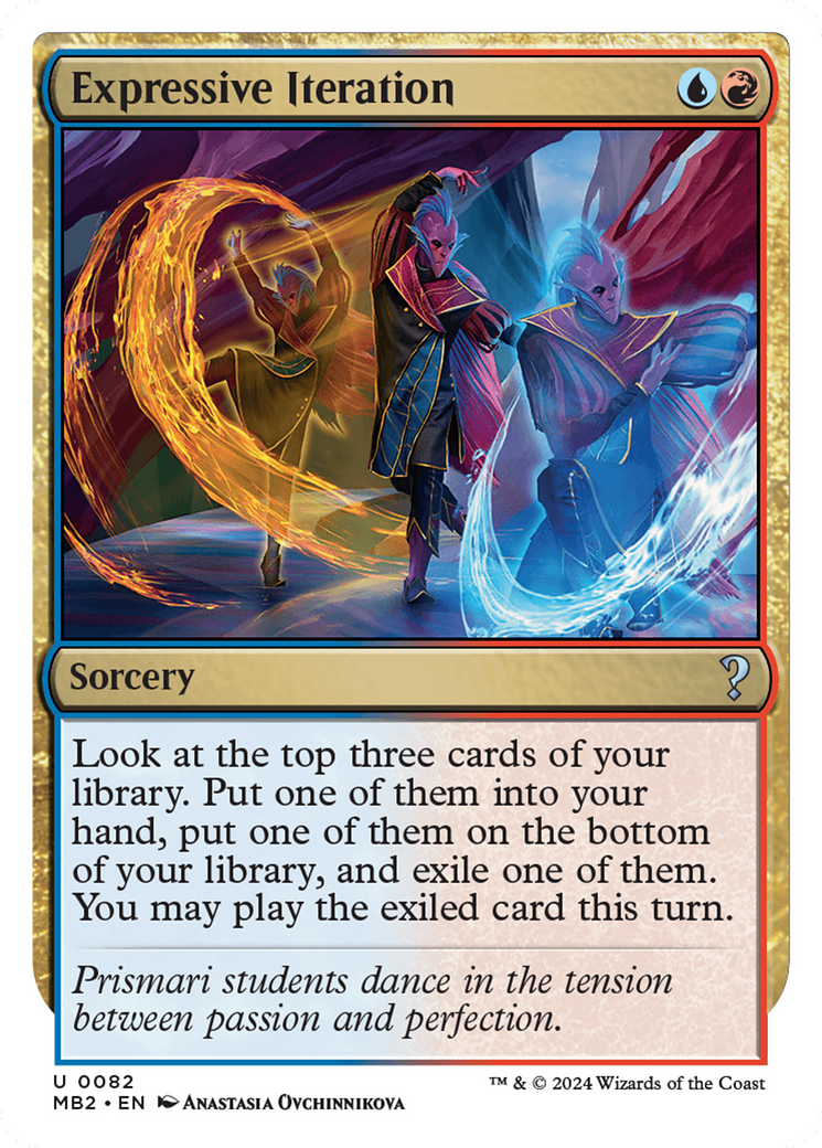 Expressive Iteration (White Border) [Mystery Booster 2] | Webway Games