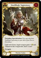Steelblade Supremacy [U-WTR119] (Welcome to Rathe Unlimited)  Unlimited Rainbow Foil | Webway Games