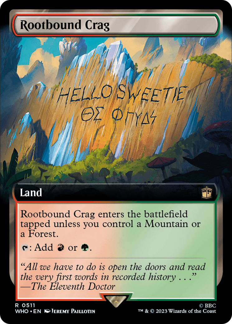 Rootbound Crag (Extended Art) [Doctor Who] | Webway Games