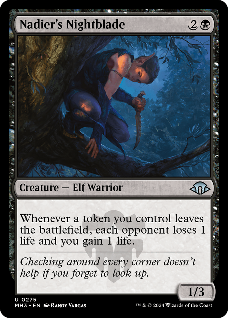 Nadier's Nightblade [Modern Horizons 3] | Webway Games