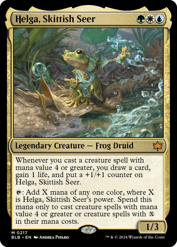 Helga, Skittish Seer [Bloomburrow] | Webway Games