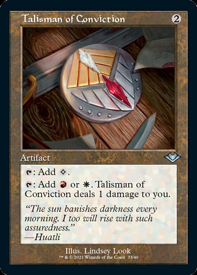 Talisman of Conviction (Retro) [Modern Horizons] | Webway Games