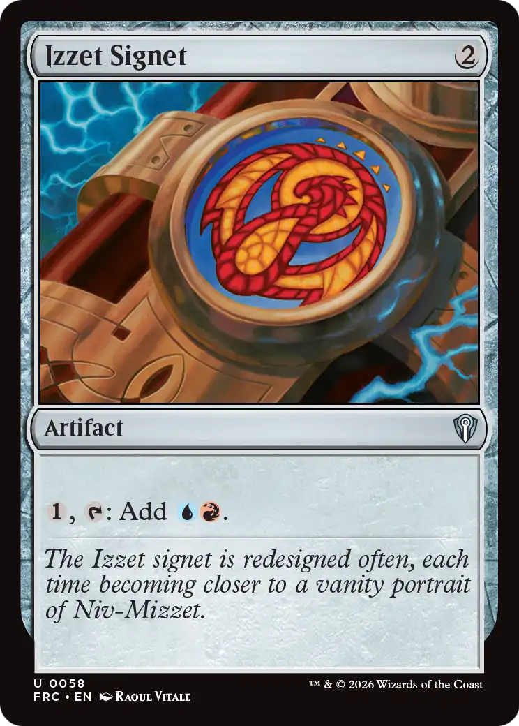 Izzet Signet [Reality Fracture Commander] | Webway Games