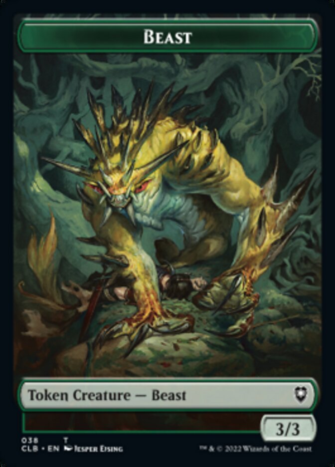 Satyr // Beast Double-Sided Token [Commander Legends: Battle for Baldur's Gate Tokens] | Webway Games