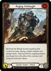 Raging Onslaught (Blue) [U-WTR190] (Welcome to Rathe Unlimited)  Unlimited Rainbow Foil | Webway Games