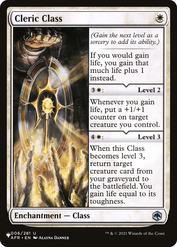 Cleric Class [The List] | Webway Games