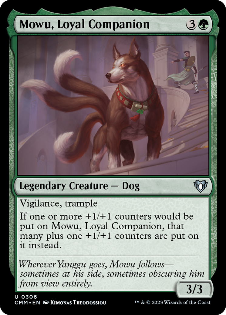 Mowu, Loyal Companion [Commander Masters] | Webway Games