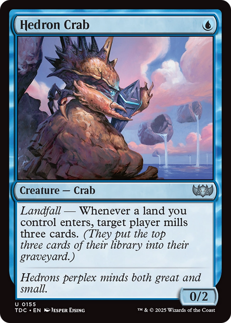 Hedron Crab [Tarkir: Dragonstorm Commander] | Webway Games