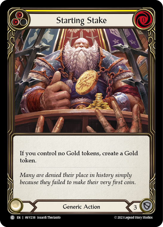 Starting Stake [HVY238] (Heavy Hitters)  Rainbow Foil | Webway Games