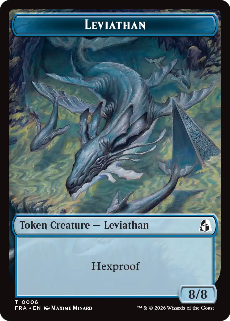 Leviathan // Beast Double-Sided Token [Reality Fracture Tokens] | Webway Games