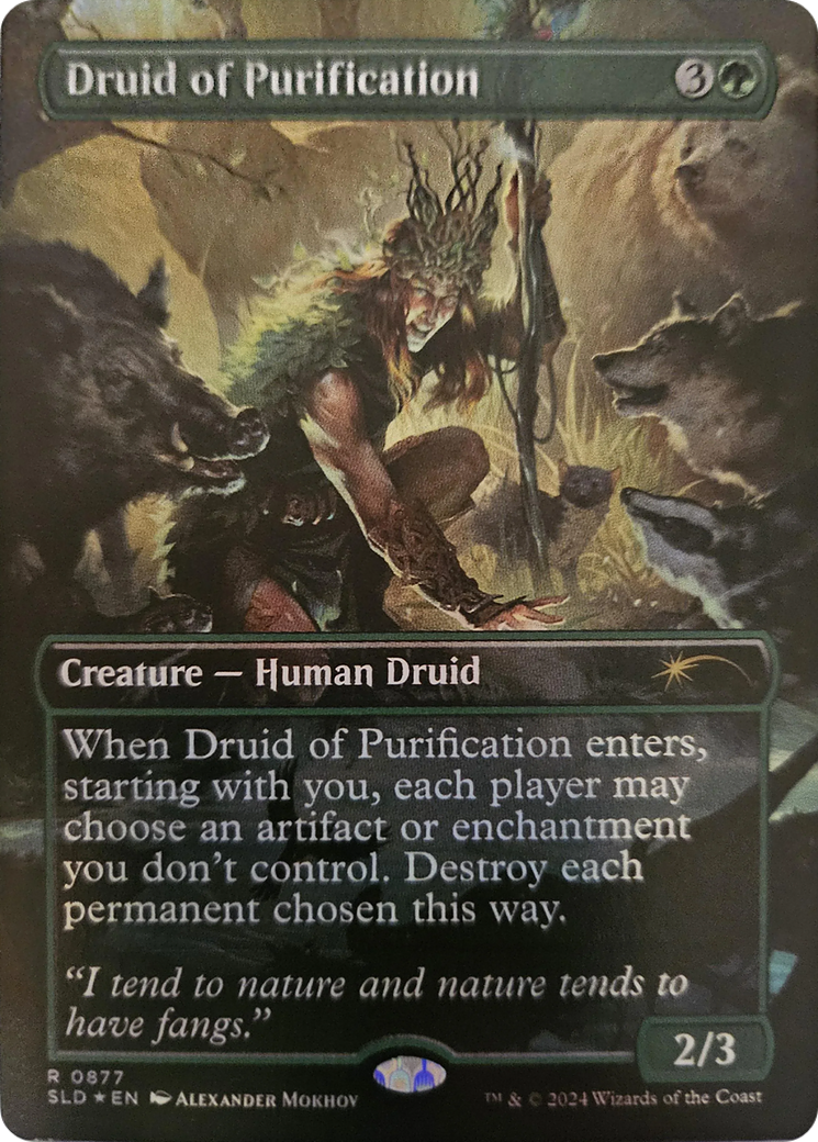 Druid of Purification (Rainbow Foil) [Secret Lair Drop Series] | Webway Games