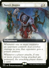 Norn's Decree (Extended Art) [Phyrexia: All Will Be One Commander] | Webway Games