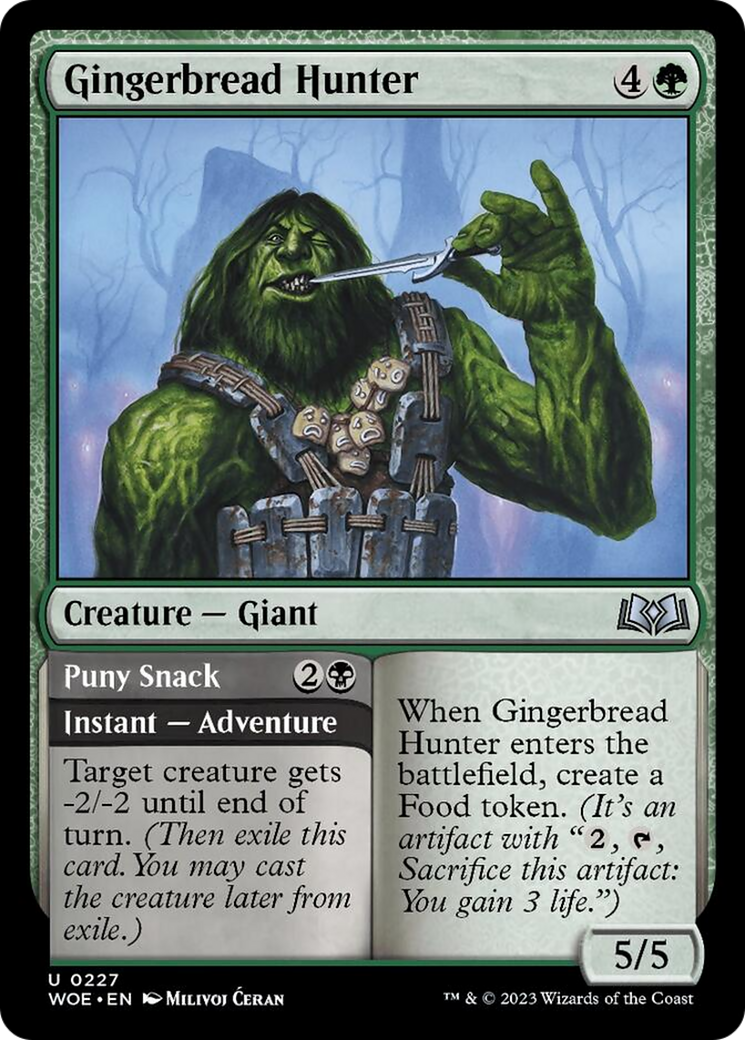 Gingerbread Hunter // Puny Snack [Wilds of Eldraine] | Webway Games