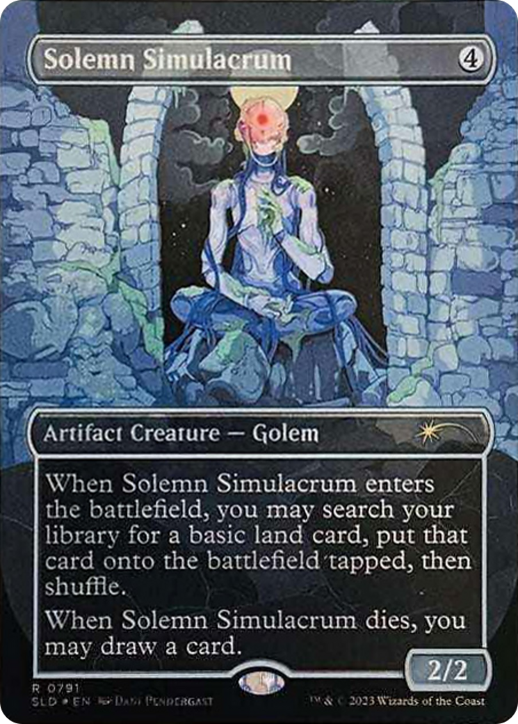 Solemn Simulacrum (0791) (Galaxy Foil) [Secret Lair Drop Series] | Webway Games