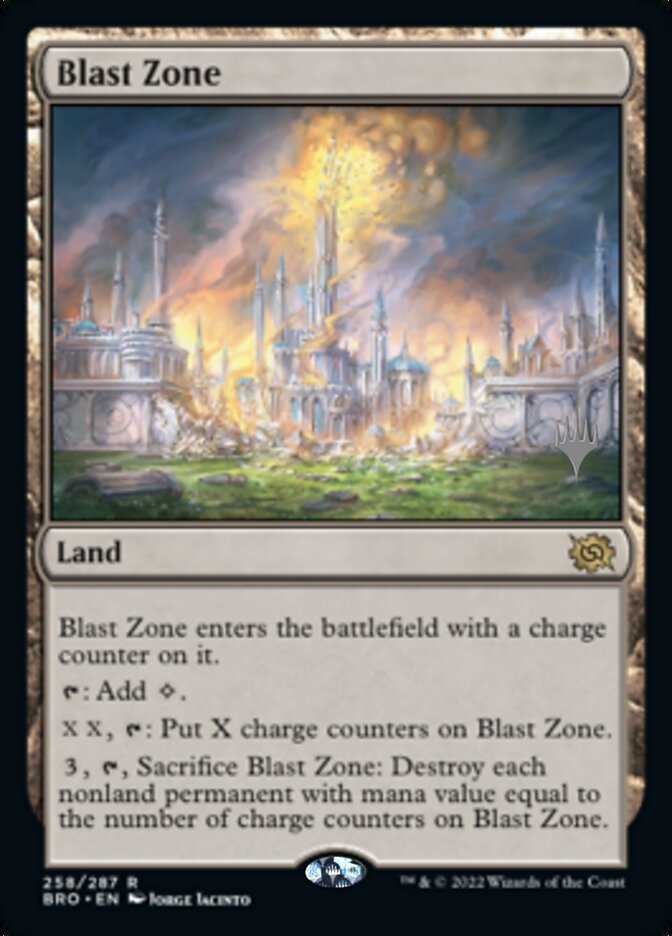Blast Zone (Promo Pack) [The Brothers' War Promos] | Webway Games
