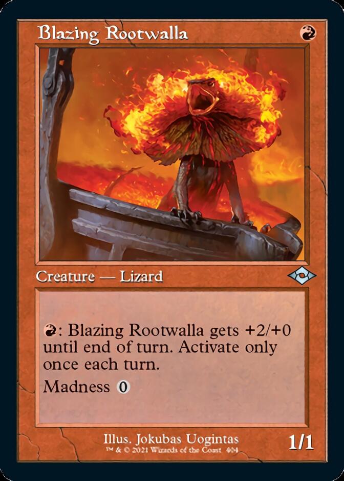 Blazing Rootwalla (Retro) [Modern Horizons 2] | Webway Games