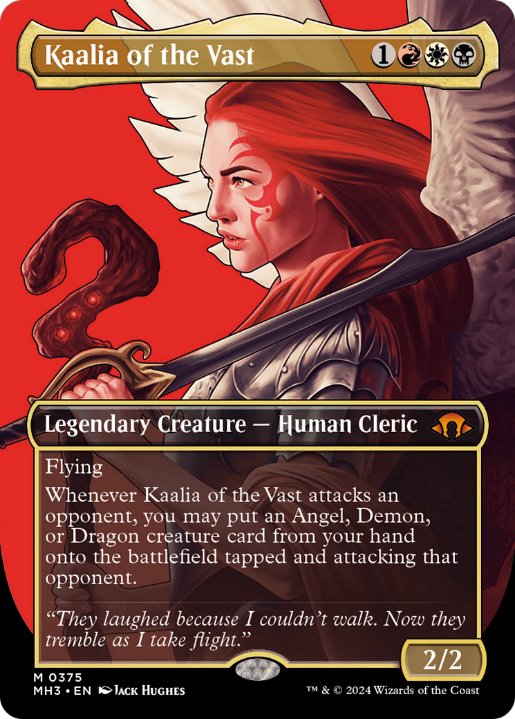 Kaalia of the Vast (Borderless) (0375) [Modern Horizons 3] | Webway Games