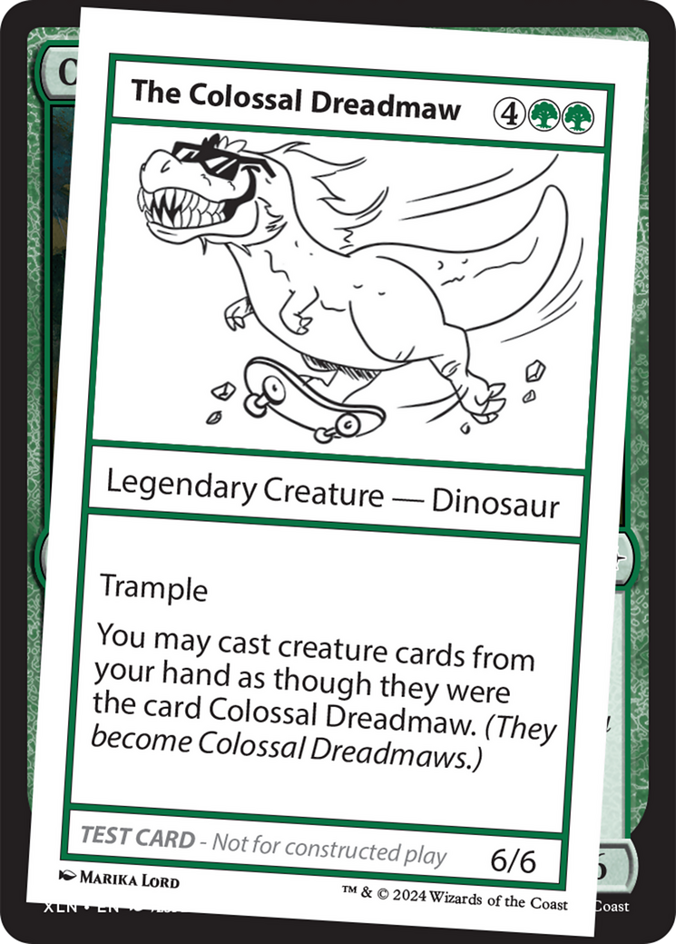 The Colossal Dreadmaw [Mystery Booster 2 Playtest Cards] | Webway Games